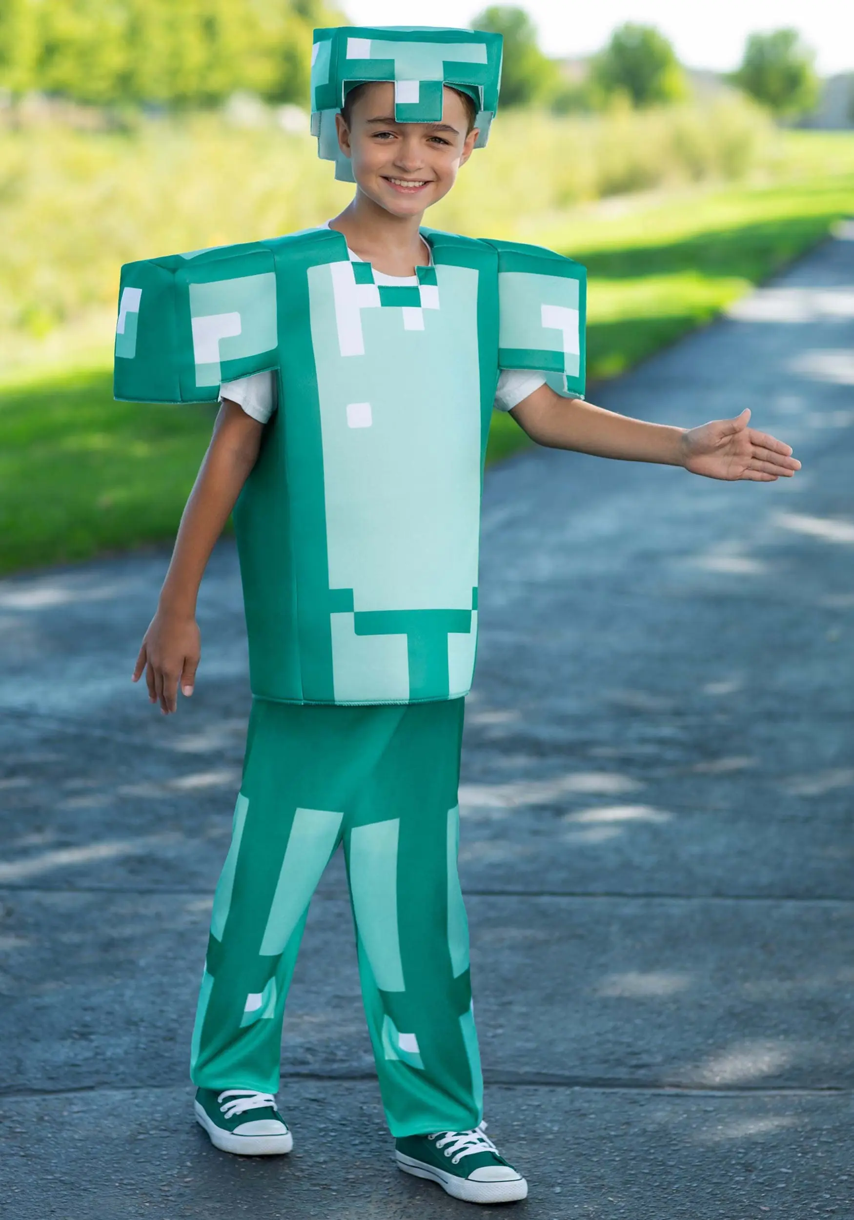 Disguise Deluxe Minecraft Armor Kid's Costume 3 Disguise Deluxe Minecraft Armor Kid's Costume