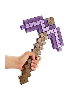MATTEL Minecraft Enchanted Pickaxe Toy Accessory 8 MATTEL Minecraft Enchanted Pickaxe Toy Accessory -Fun Costumes Store minecraft enchanted pickaxe alt 2