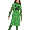 Disguise Minecraft Girl's Creeper Classic Costume 1 Disguise Minecraft Girl's Creeper Classic Costume -Fun Costumes Store minecraft girls creeper classic costume main1
