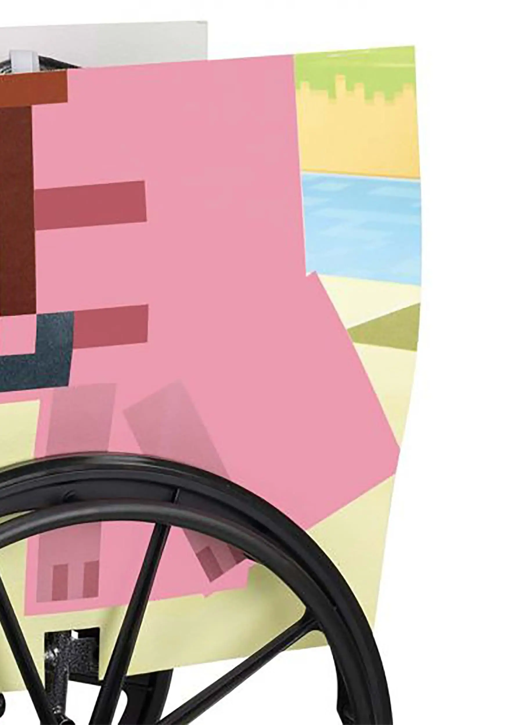 Disguise Minecraft Pig Adaptive Wheelchair Cover 6 Disguise Minecraft Pig Adaptive Wheelchair Cover - Image 4