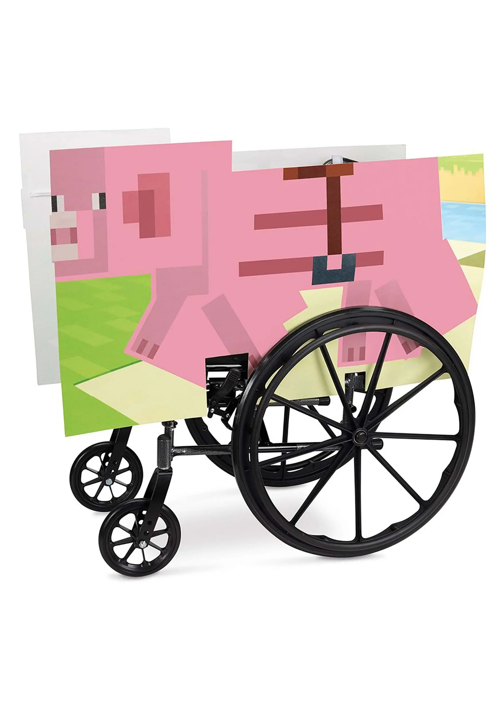 Disguise Minecraft Pig Adaptive Wheelchair Cover 3 Disguise Minecraft Pig Adaptive Wheelchair Cover