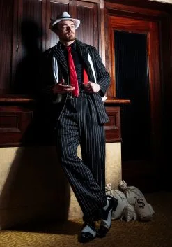 California Costume Collection Men's Mob Boss Costume -Fun Costumes Store mob boss gangster suit alt 5