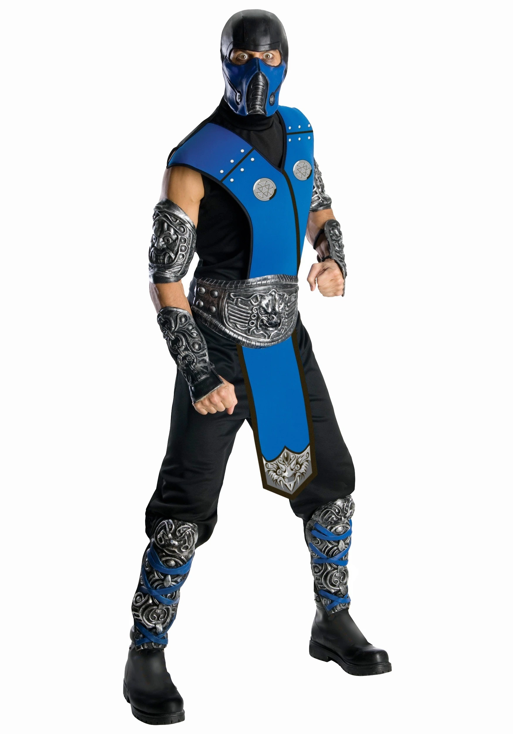 Rubies Costume Co. Inc Mortal Kombat Sub-Zero Costume 3 Rubies Costume Co. Inc Mortal Kombat Sub-Zero Costume