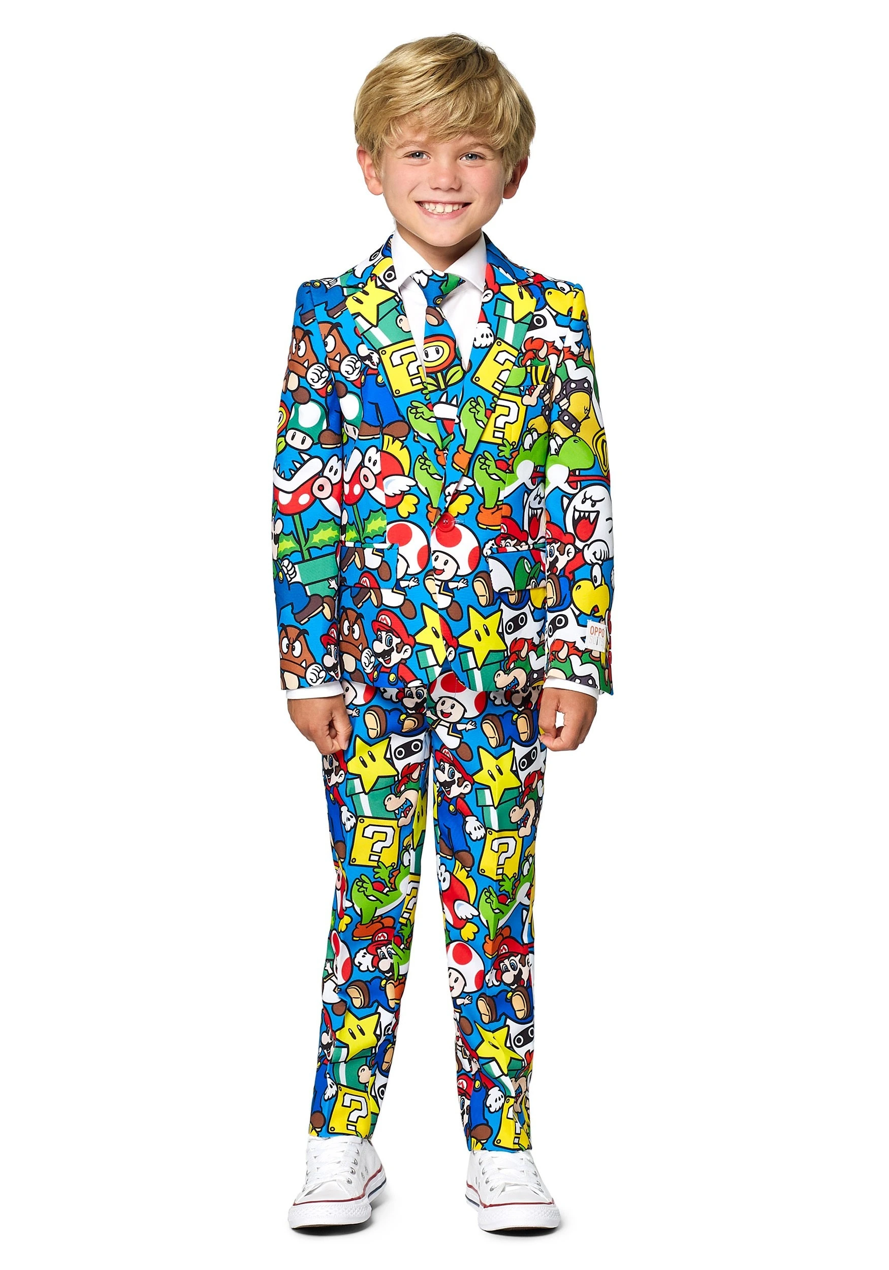 Opposuits Opposuit Super Mario Boy's Suit 3 Opposuits Opposuit Super Mario Boy's Suit