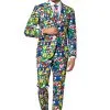 Opposuits Opposuit Super Mario Men's Suit -Fun Costumes Store opposuit super mario mens suit