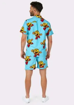 Opposuits Pac-Man Waka Waka Swimsuit & Shirt For Men -Fun Costumes Store pac man mens waka waka swimsuit and shirt alt 2