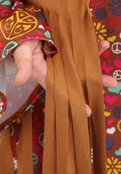 Fun World Peace & Love Plus Size Costume -Fun Costumes Store peace love plus size costume alt 5