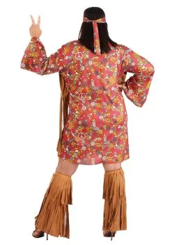Fun World Peace & Love Plus Size Costume -Fun Costumes Store peace love plus size costume alt 7