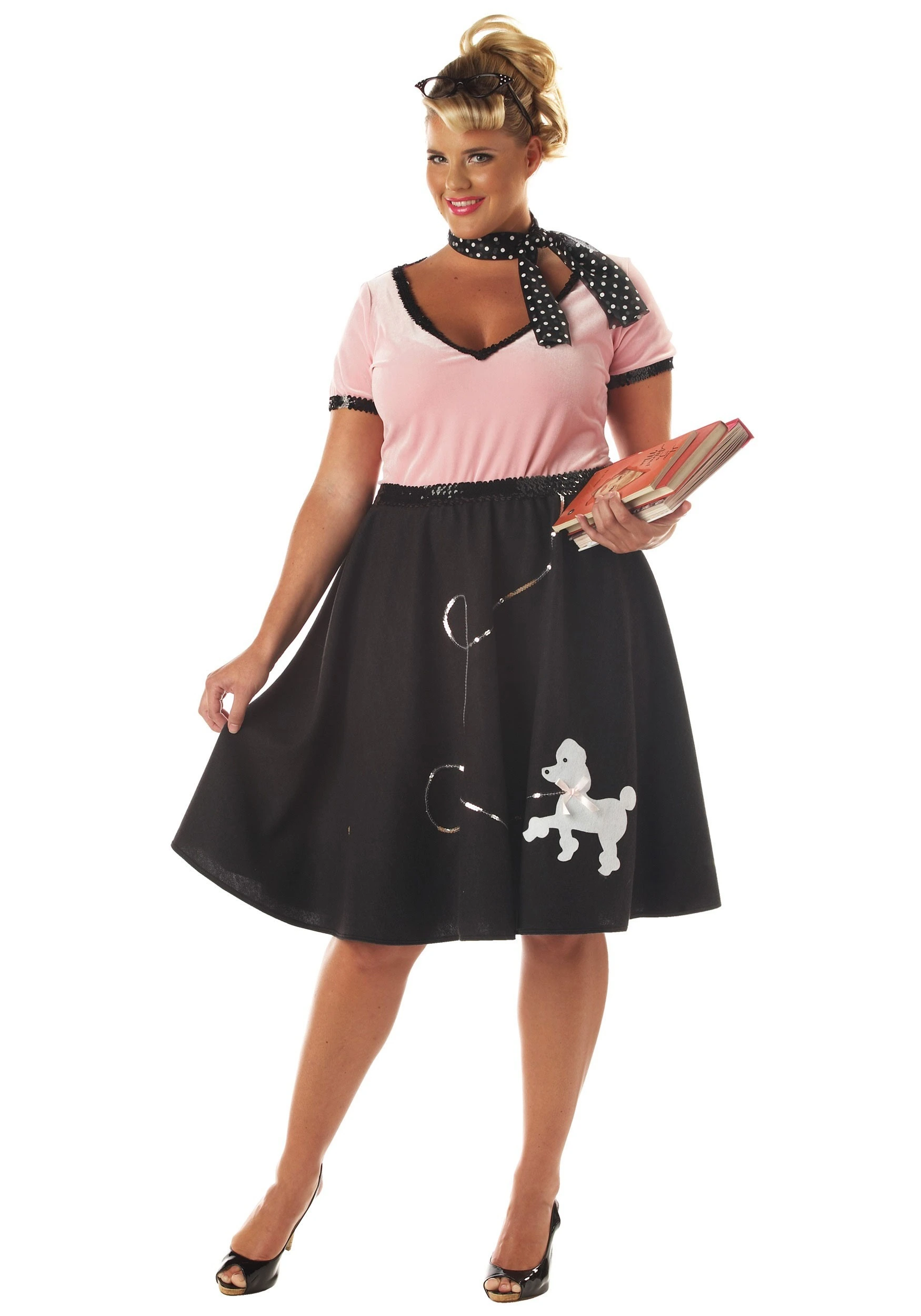 California Costume Collection Plus Size 50s Sweetheart Costume 3 California Costume Collection Plus Size 50s Sweetheart Costume