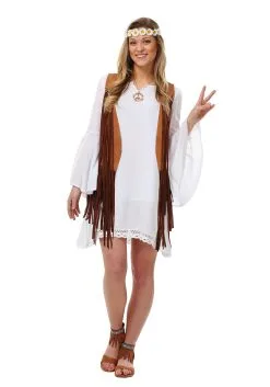 Hing Ting Plus Size Flower Child Costume