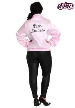 Fun Costumes Grease Plus Size Pink Ladies Costume Jacket -Fun Costumes Store plus size pink ladies jacket alt 6