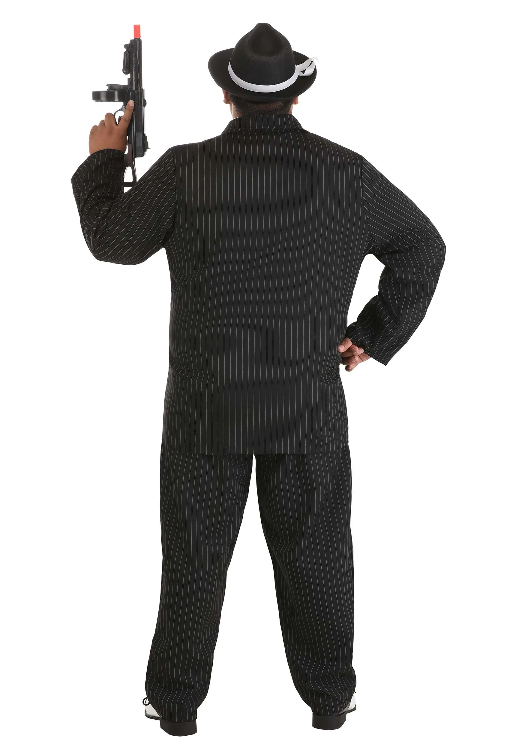 Fun Costumes Deluxe Plus Size Gangster Costume 5 Fun Costumes Deluxe Plus Size Gangster Costume - Image 3