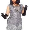 LEG AVENUE Women's Plus Size Roaring Roxy Flapper Costume -Fun Costumes Store plus size roaring roxy flapper costume for women