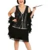Fun Costumes Women's Plus Size Onyx Flapper Costume 1 Fun Costumes Women's Plus Size Onyx Flapper Costume -Fun Costumes Store plus size womens onyx flapper costume
