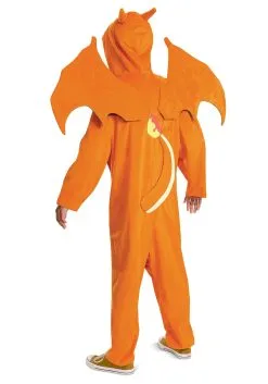 Disguise Pokémon Charizard Deluxe Costume For Adults -Fun Costumes Store pokemon adult charizard deluxe costume alt 3