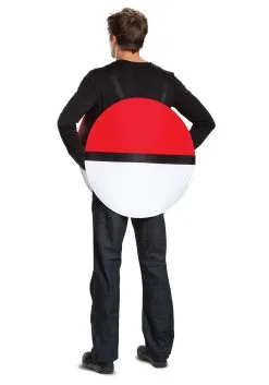 Disguise Pokémon Adult Poké Ball Classic Costume -Fun Costumes Store pokemon adult pokeball classic costume alt 2