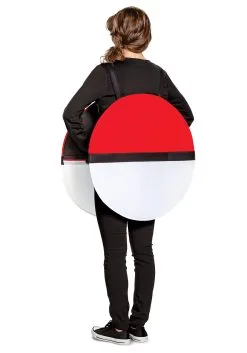 Disguise Pokémon Adult Poké Ball Classic Costume -Fun Costumes Store pokemon adult pokeball classic costume alt 3