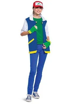 Disguise Adult Pokémon Classic Ash Ketchum Costume 11 Disguise Adult Pokémon Classic Ash Ketchum Costume -Fun Costumes Store pokemon adult unisex classic ash ketchum costume alt 2