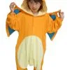 Sazac Kid's Pokémon Charizard Kigurumi Costume -Fun Costumes Store pokemon child charizard kigurumi