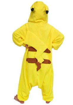 Sazac Kid's Pokémon Pikachu Kigurumi Costume -Fun Costumes Store pokemon child pikachu kigurumi alt 1