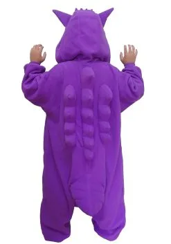 Sazac Pokémon Gengar Kigurumi For Kids -Fun Costumes Store pokemon gengar child kigurumi alt 3
