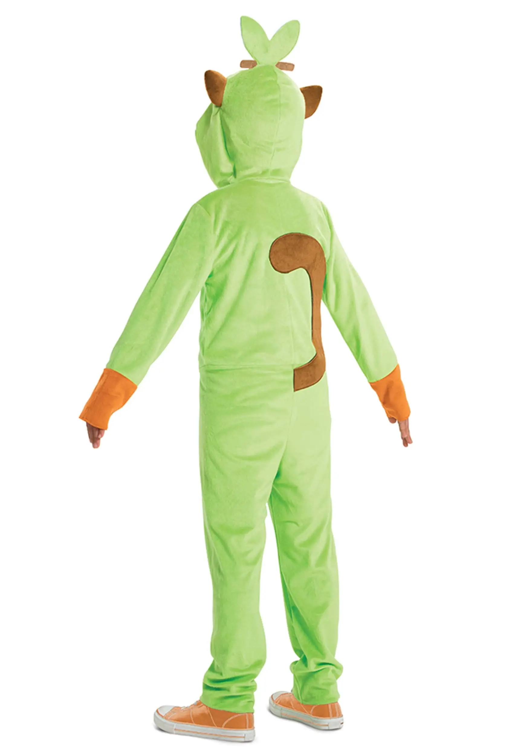 Disguise Kid's Pokémon Grookey Hooded Jumpsuit Costume 5 Disguise Kid's Pokémon Grookey Hooded Jumpsuit Costume - Image 3