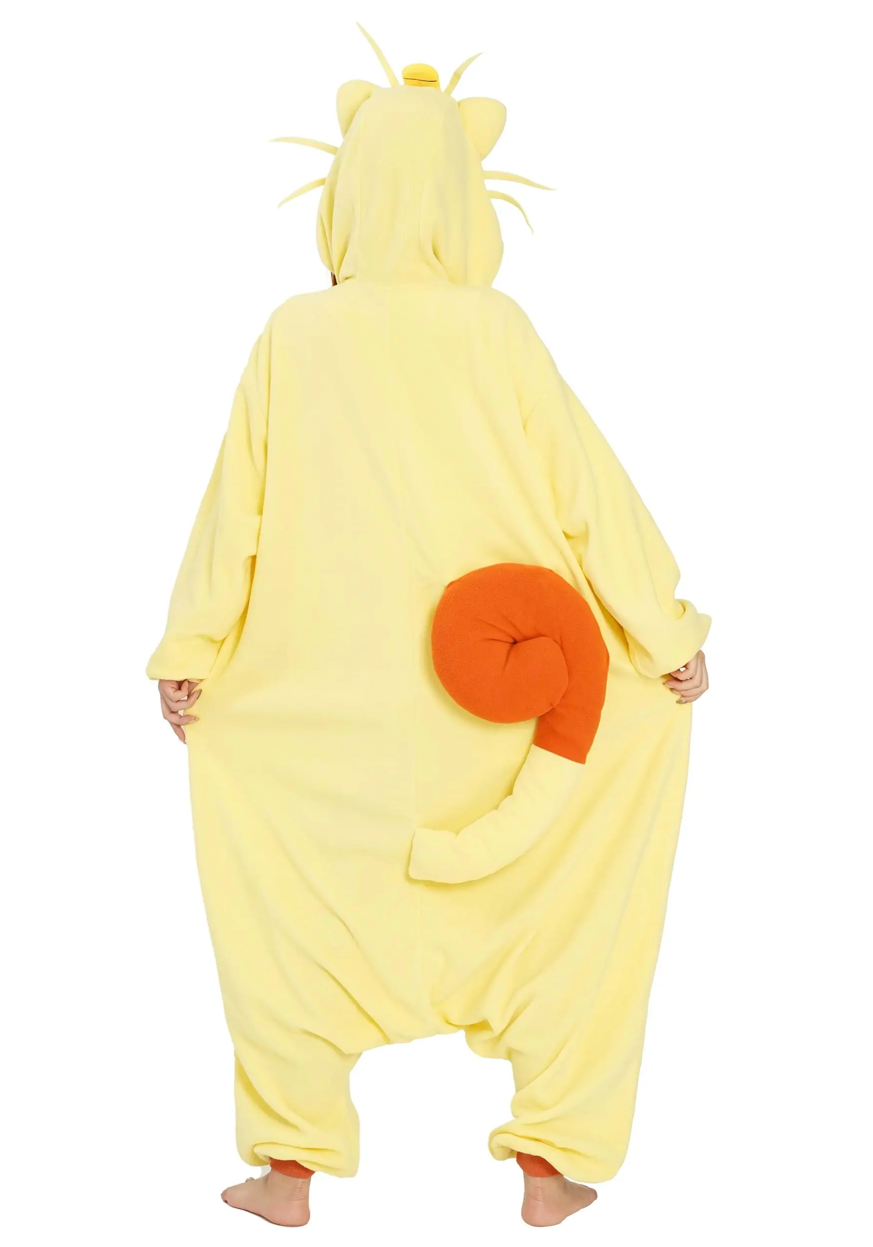 Sazac Pokemon Meowth Kigurumi Costume For Adults 4 Sazac Pokemon Meowth Kigurumi Costume For Adults - Image 2