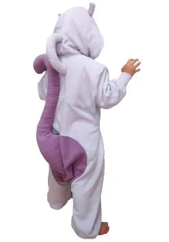 Sazac Kid's Pokémon Mewtwo Kigurumi Costume -Fun Costumes Store pokemon mewtwo childs kigurumi alt 2 upd