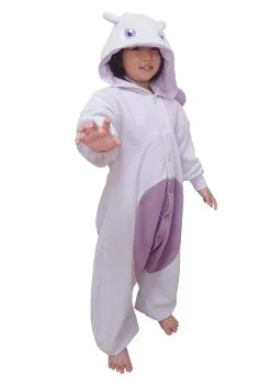 Sazac Kid's Pokémon Mewtwo Kigurumi Costume -Fun Costumes Store pokemon mewtwo childs kigurumi alt 3