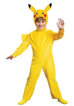 Disguise Pokémon Toddler Pikachu Classic Costume -Fun Costumes Store pokemon toddler pikachu classic costume alt 1