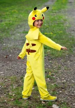 Disguise Pokémon Toddler Pikachu Classic Costume -Fun Costumes Store pokemon toddler pikachu classic costume alt 3