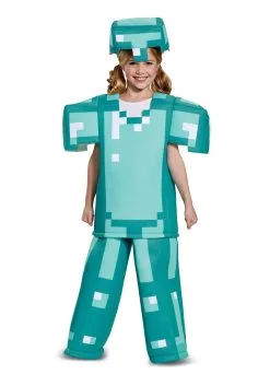 Disguise Prestige Minecraft Kid's Armor Costume -Fun Costumes Store prestige minecraft kids armor costume alt