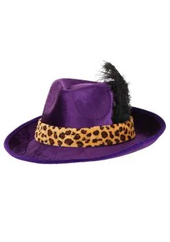 Elope Purple Pimp Hat Costume Accessory