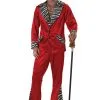 California Costume Collection Red Pimp Costume For Men