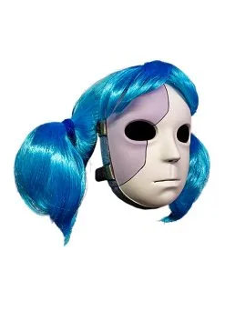 TRICK OR TREAT STUDIOS Sally Face Mask And Wig Combo For Adults -Fun Costumes Store sally face mask and wig combo alt 2