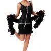 Fun Costumes Sequin & Fringe Black Flapper Dress Costume -Fun Costumes Store sequin fringe black flapper dress2