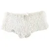 LEG AVENUE White Ruffle Tanga Sexy Panties -Fun Costumes Store sexy white ruffle tanga panties