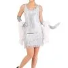 Fun Costumes Silver Plus Size Flapper Costume Dress 2 Fun Costumes Silver Plus Size Flapper Costume Dress -Fun Costumes Store silver plus size flapper costume dress update1