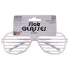 Rubies Costume Co. Inc White Slat Glasses 1 Rubies Costume Co. Inc White Slat Glasses -Fun Costumes Store slat glasses white