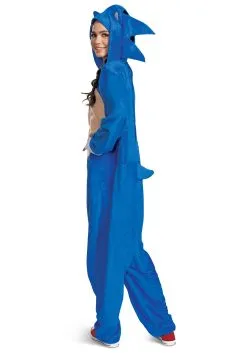 Disguise Sonic 2 Sonic Movie Costume For Adults -Fun Costumes Store sonic 2 adult sonic movie costume alt 3