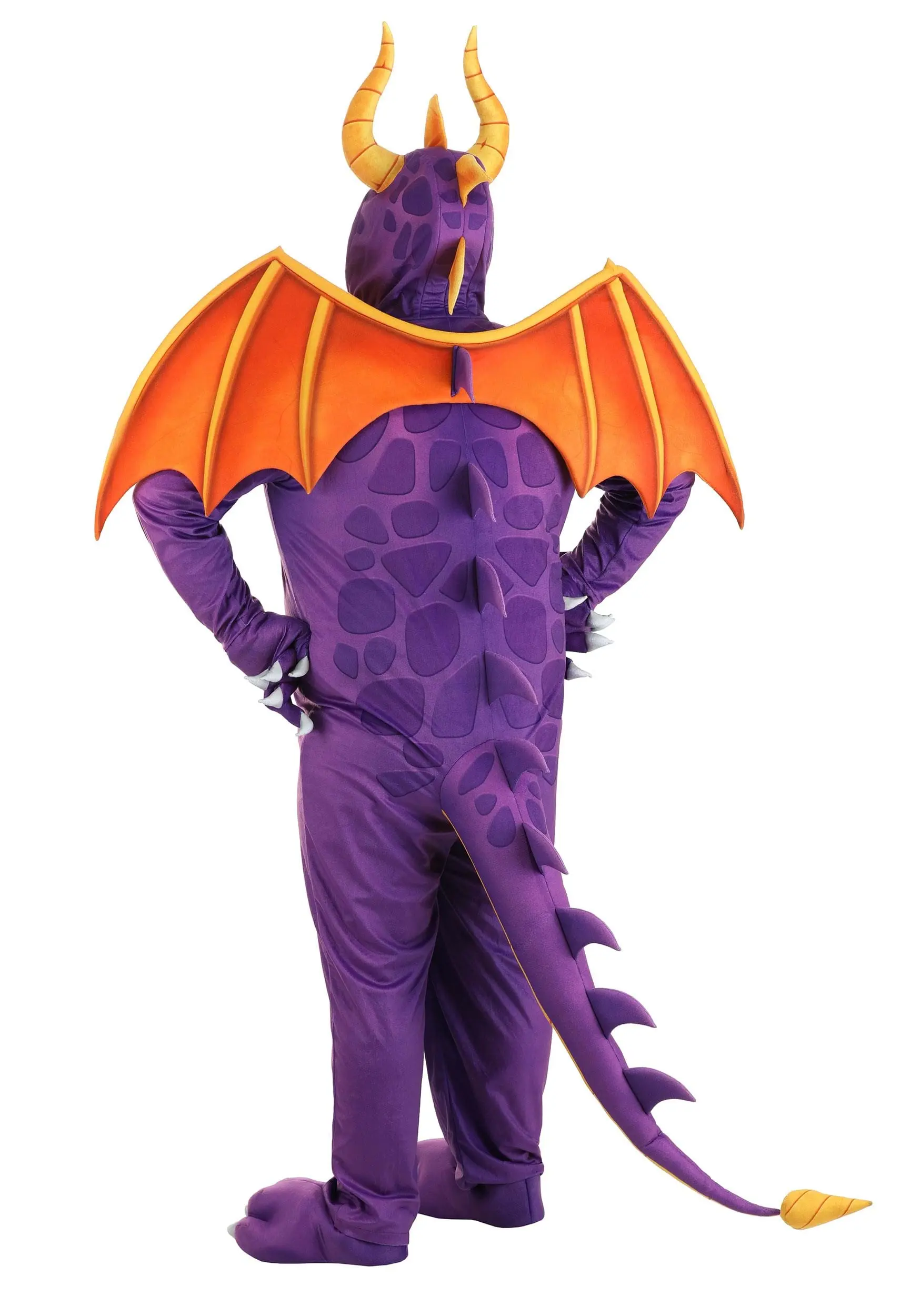 Fun Costumes Spyro The Dragon Plus Size Adult Costume Jumpsuit 9 Fun Costumes Spyro The Dragon Plus Size Adult Costume Jumpsuit - Image 7