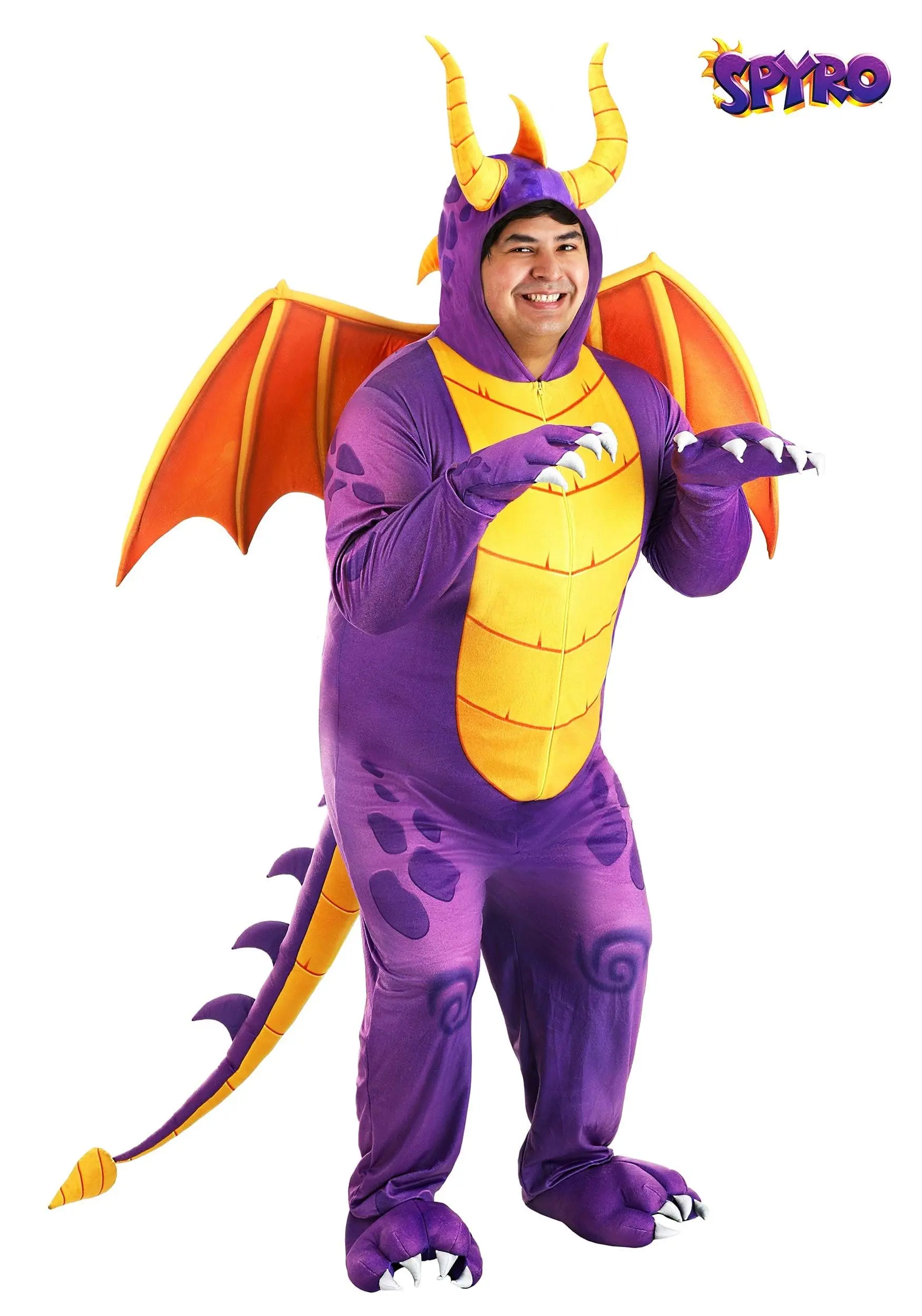Fun Costumes Spyro The Dragon Plus Size Adult Costume Jumpsuit 3 Fun Costumes Spyro The Dragon Plus Size Adult Costume Jumpsuit