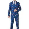 Opposuits Suitmeister Gamer Navy Suit For Men -Fun Costumes Store suitmeister gamer navy mens suit