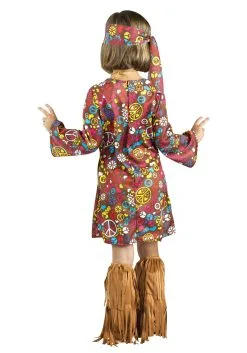 Fun World Toddler Peace & Love Hippie Girl's Costume 5 Fun World Toddler Peace & Love Hippie Girl's Costume -Fun Costumes Store toddler peace love hippie costume alt 1
