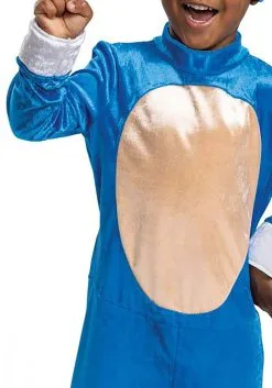 Disguise Sonic 2 Movie Costume For Toddlers -Fun Costumes Store toddler sonic 2 movie costume alt 4
