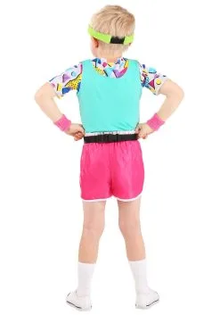 Fun Costumes Work It Out 80s Costume For Toddlers -Fun Costumes Store toddler work it out 80s costume alt 1