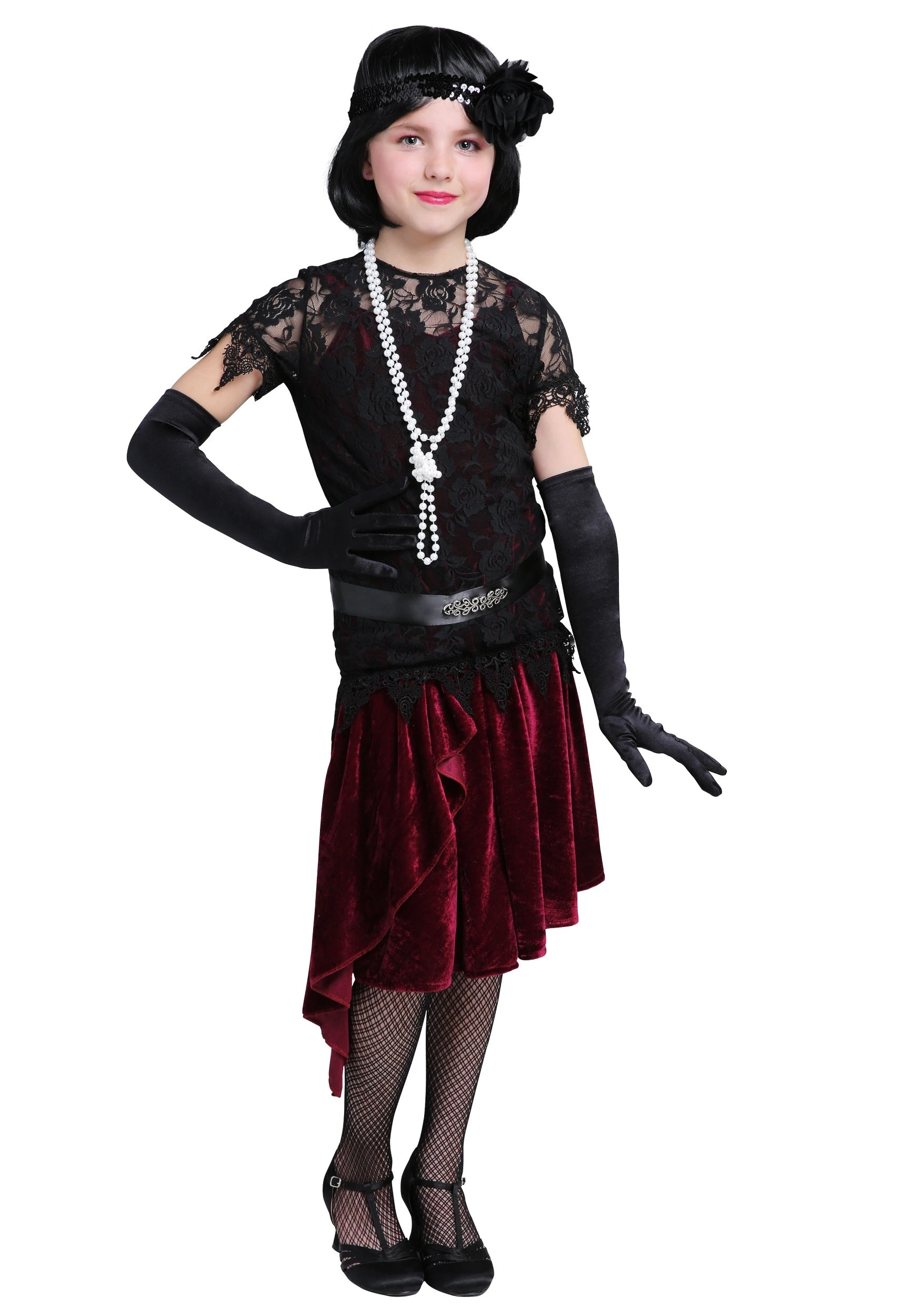 Fun Costumes Toe Tappin' Flapper Girls Costume 3 Fun Costumes Toe Tappin' Flapper Girls Costume