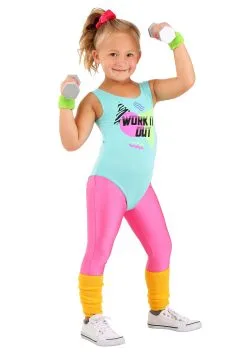 Fun Costumes Totally 80s Workout Costume For Toddlers