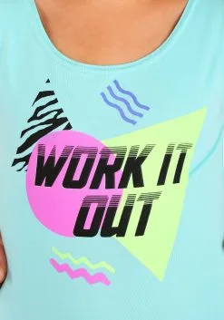Fun Costumes Totally 80s Workout Costume For Toddlers -Fun Costumes Store totally 80s toddler workout costume alt 3