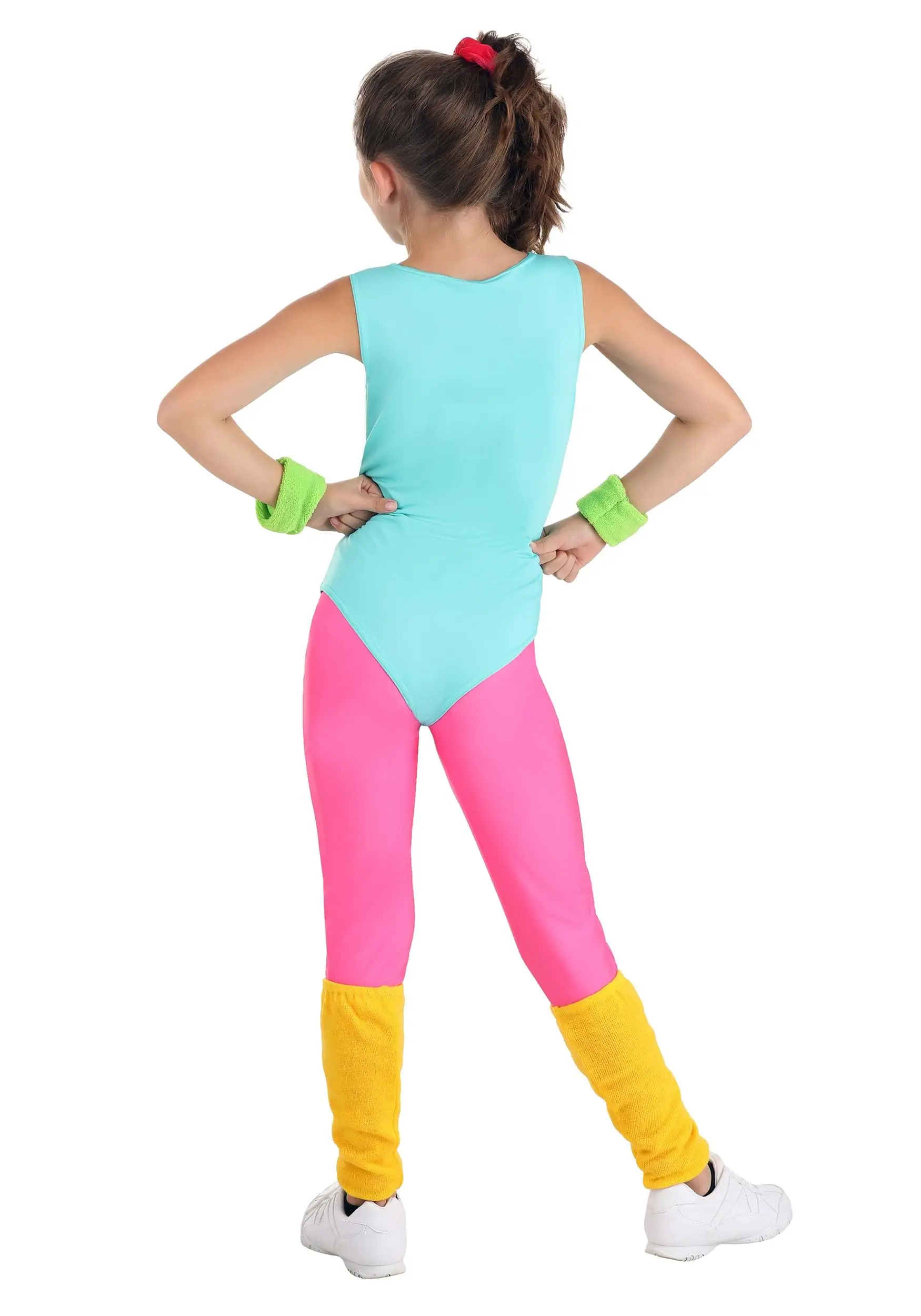 Fun Costumes Totally 80s Workout Costume For Girls 4 Fun Costumes Totally 80s Workout Costume For Girls - Image 2